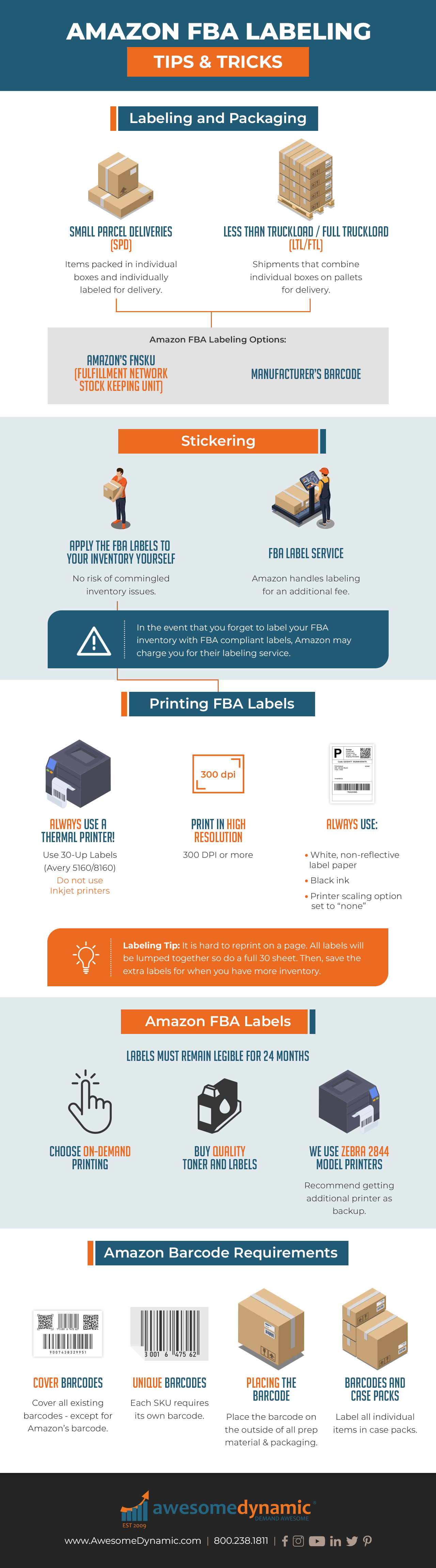 Amazon FBA Fulfillment by Amazon Labeling Tips & Tricks