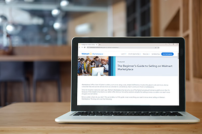 Screen of the Walmart Marketplace Seller beginners guide