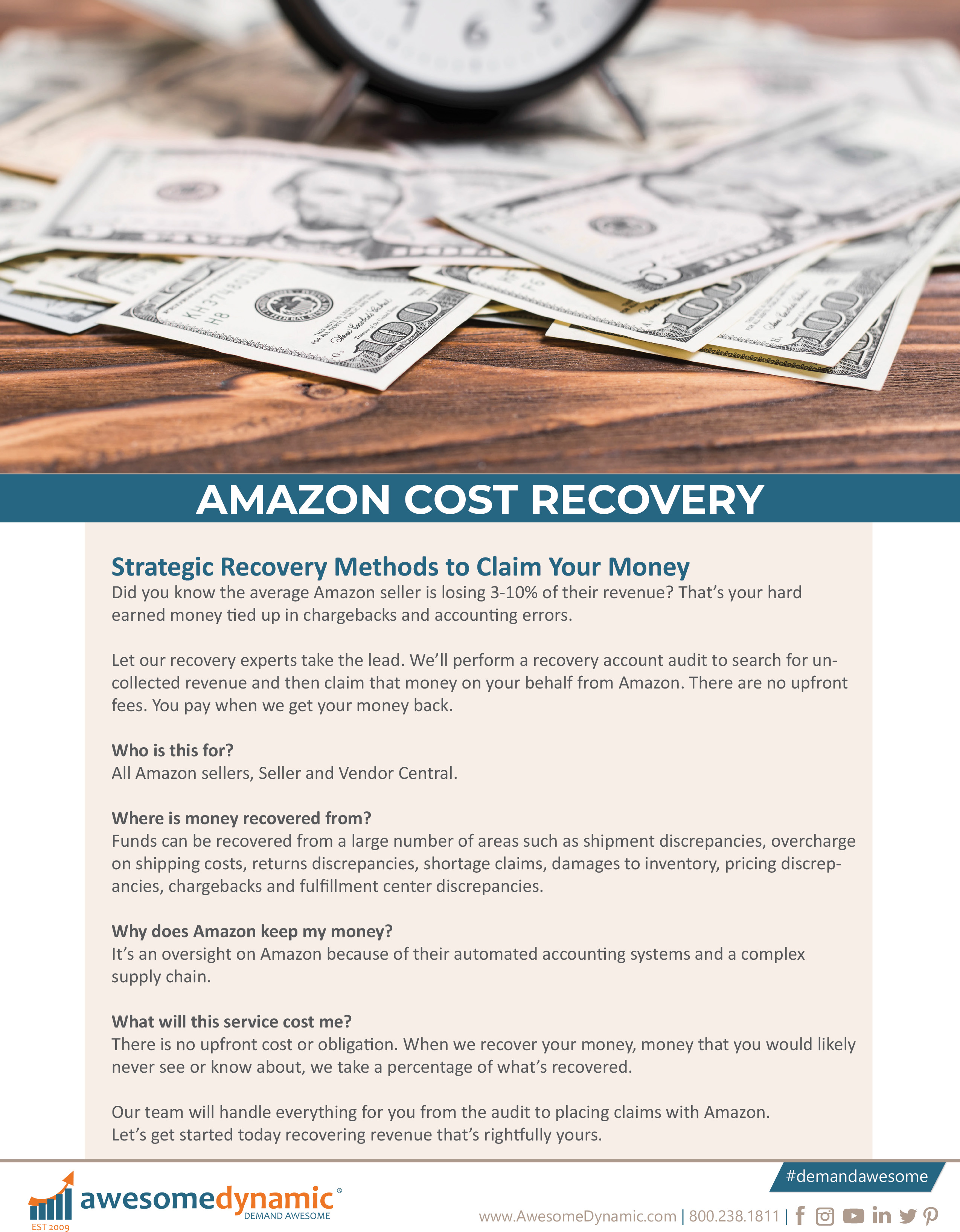 Amazon Cost Recovery Awesome Dynamic