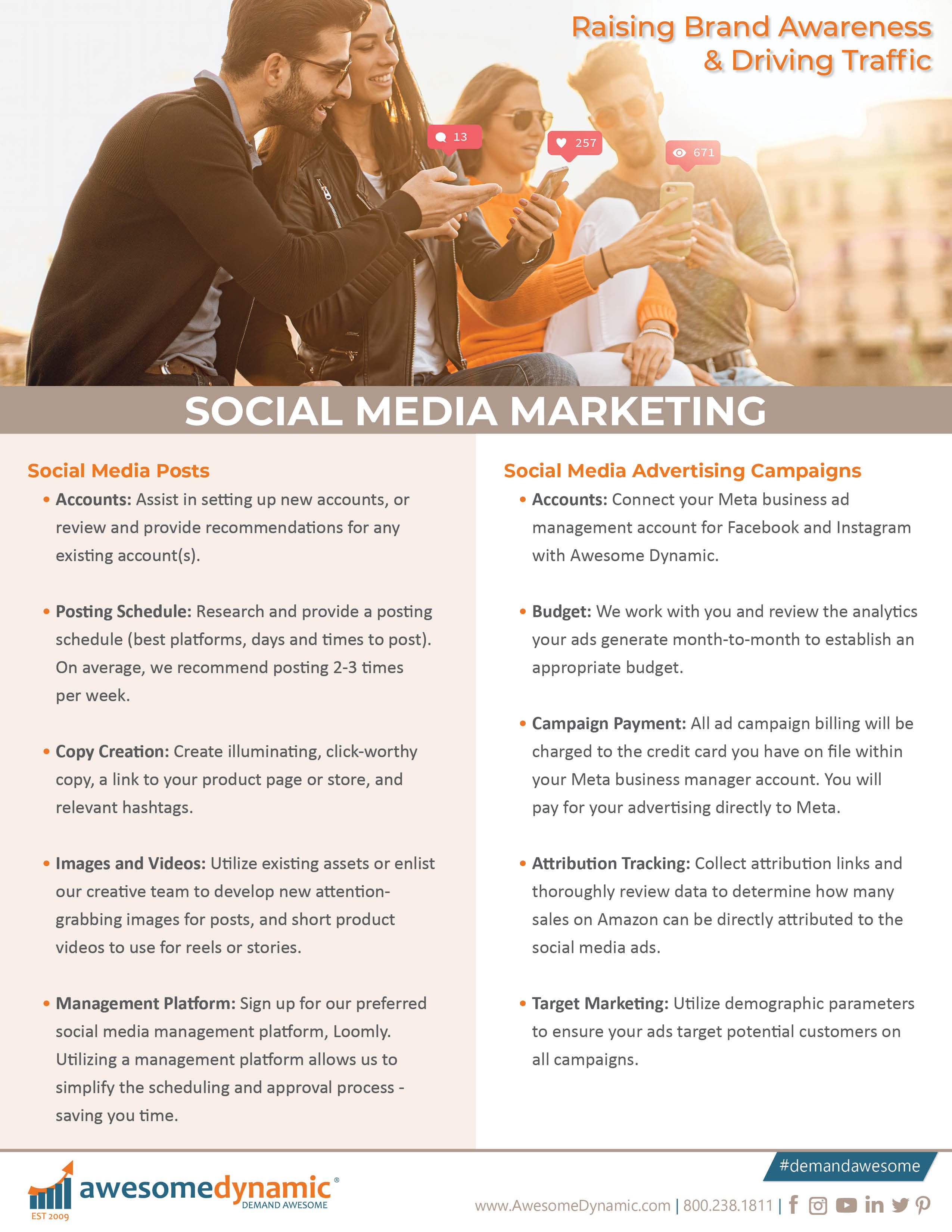 Social Media Marketing Management Awesome Dynamic