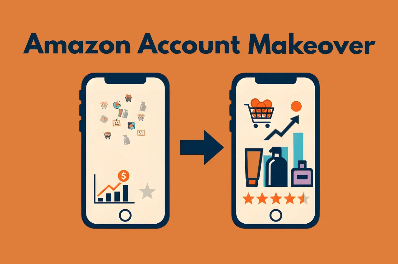 Featured image showing illustration matching the meaning of the title Amazon Account Makeover