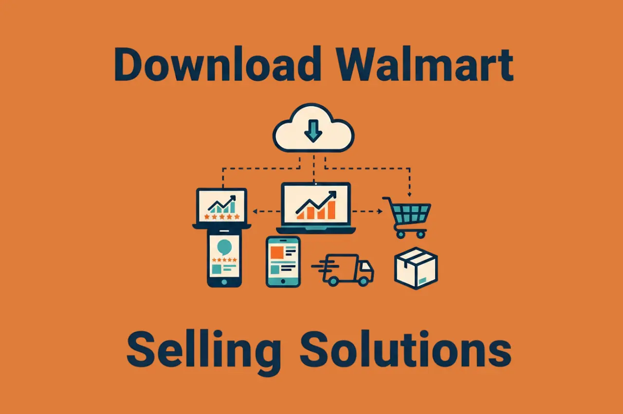 Featured image showing illustration matching the meaning of the title Download Walmart Selling Solutions