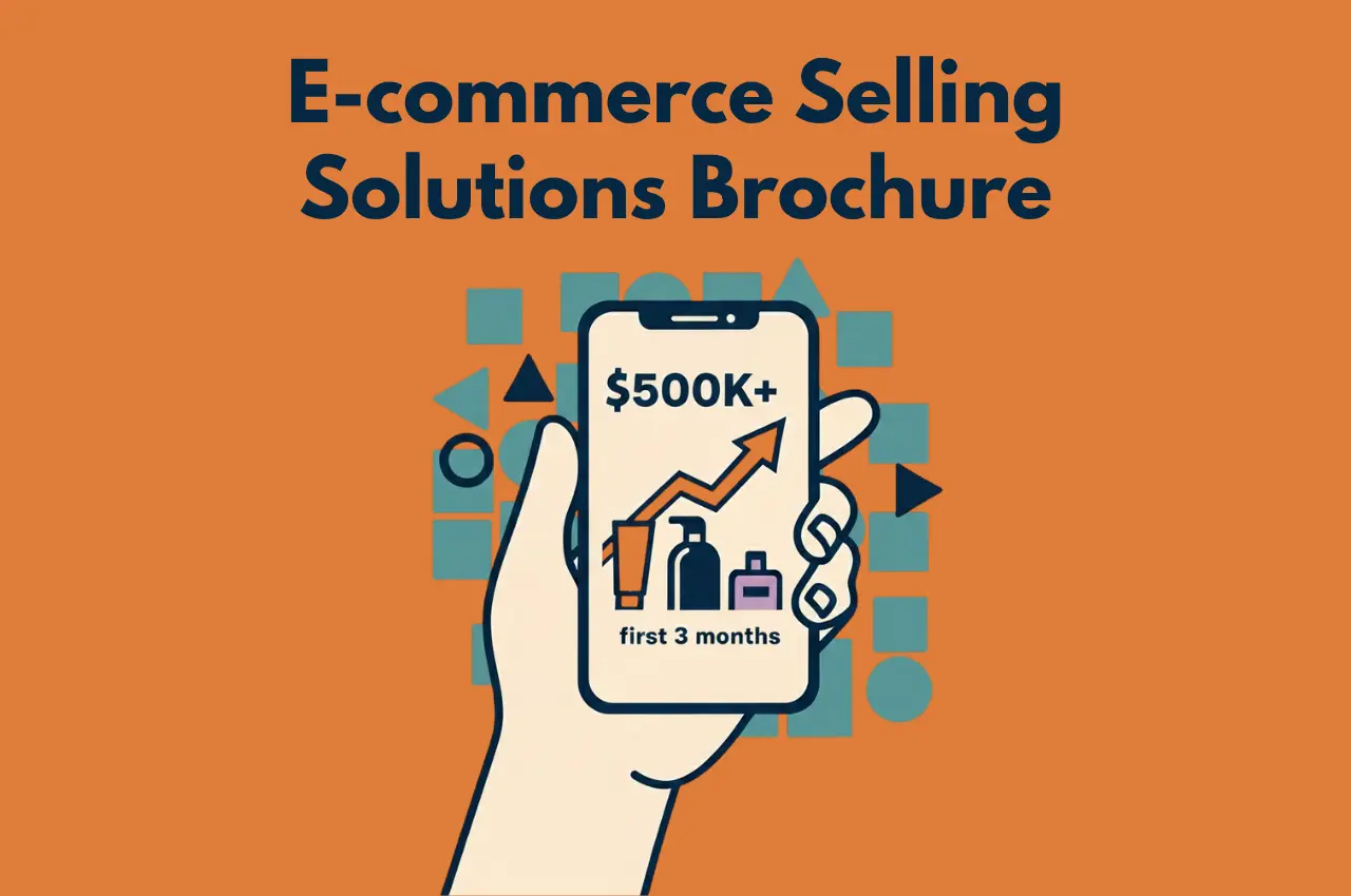 Featured image showing illustration matching the meaning of the title E-commerce Selling Solutions Brochure