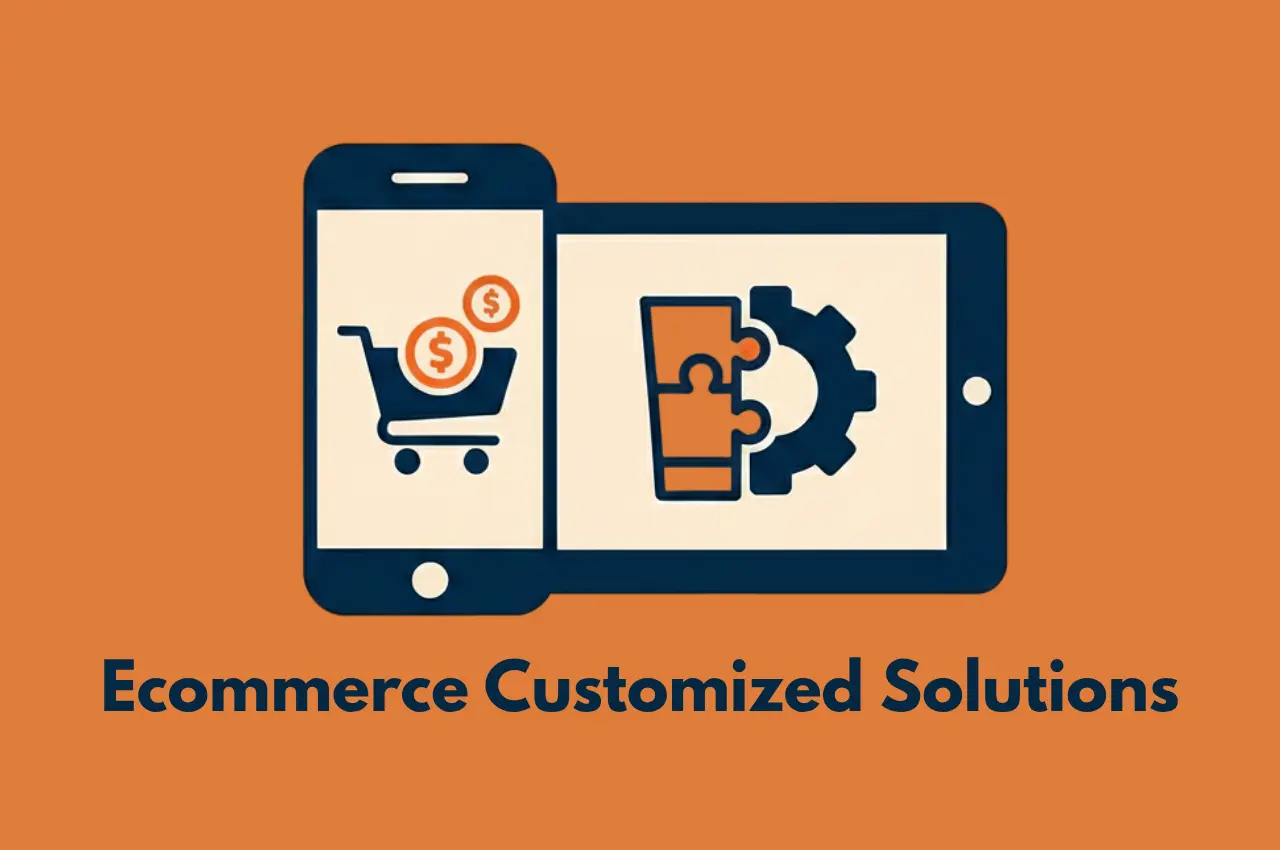 Featured image showing illustration matching the meaning of the title Ecommerce Customized Solutions