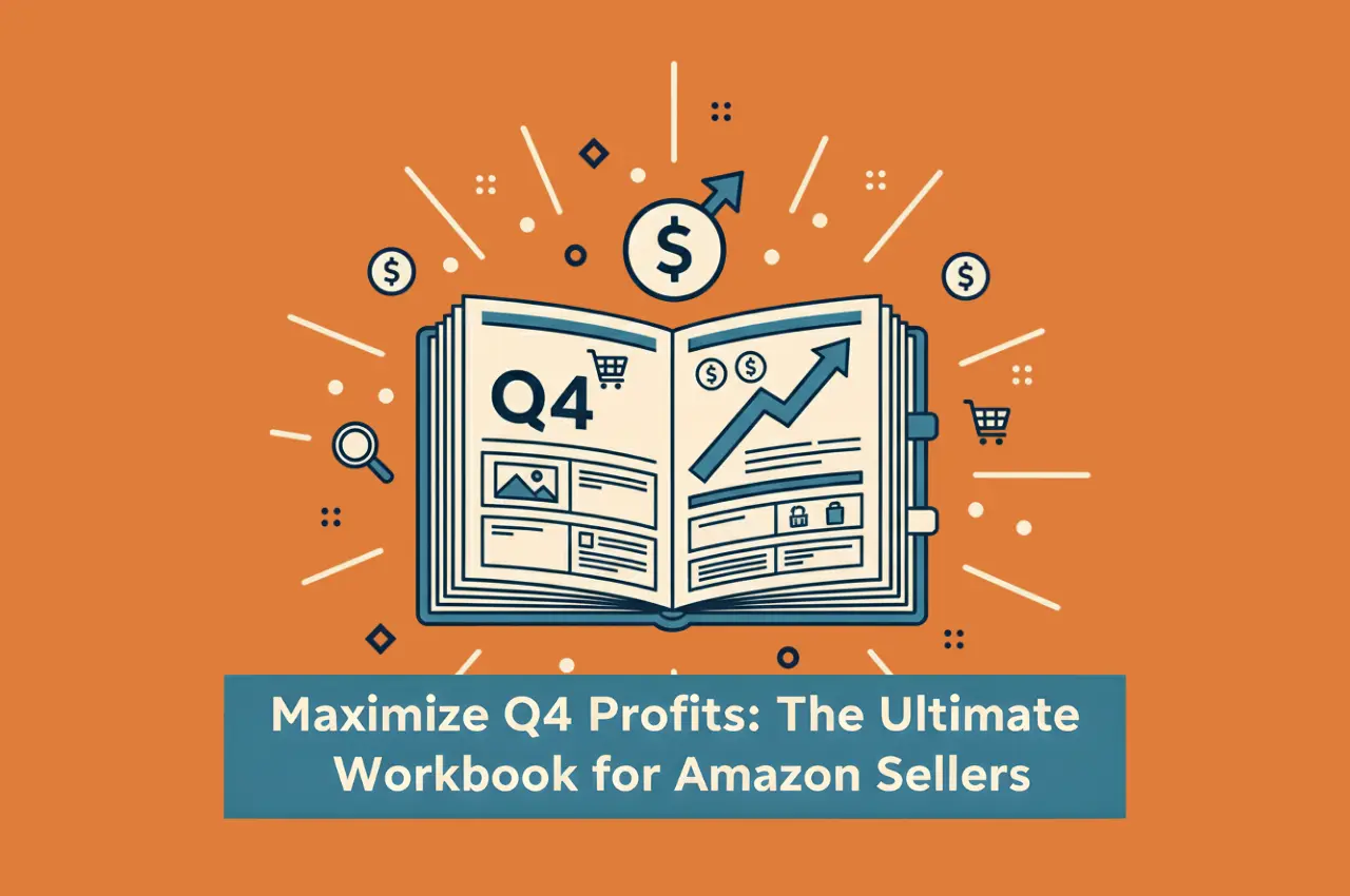 Featured image showing illustration matching the meaning of the title Maximize Q4 Profits: The Ultimate Workbook for Amazon Sellers