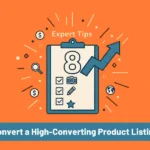 8 expert tips for crafting a high converting product listing.